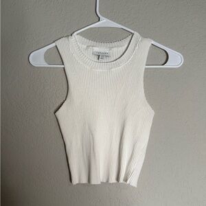 Topshop Ribbed Tank Top